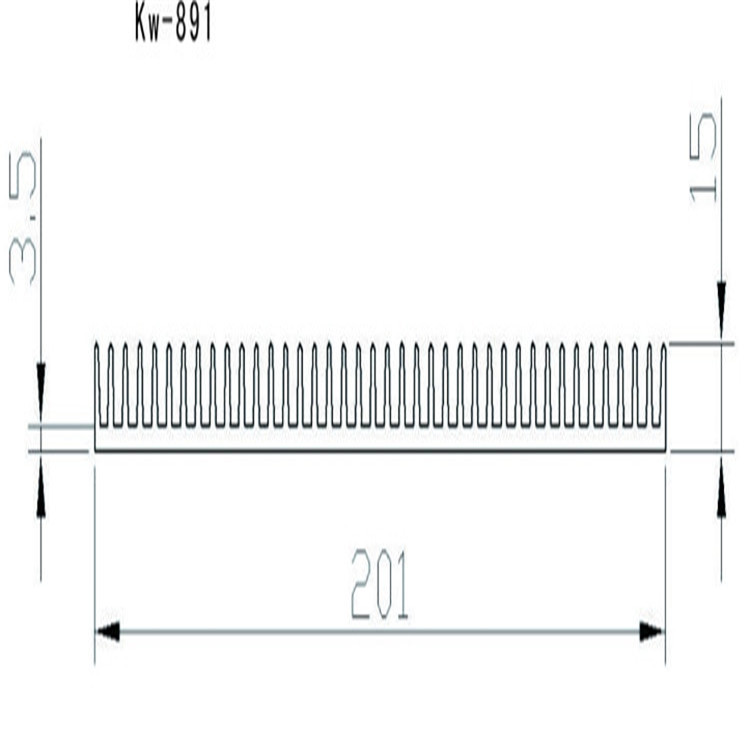 宽度200mm,厚度15mm 郑州电子散热器 铝型材 压花铝板
