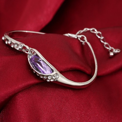 Korean Accessories Austrian Blue Crystal Diamond-studded Bracelet and Necklace Glass Shoes Necklace for Women on eBay