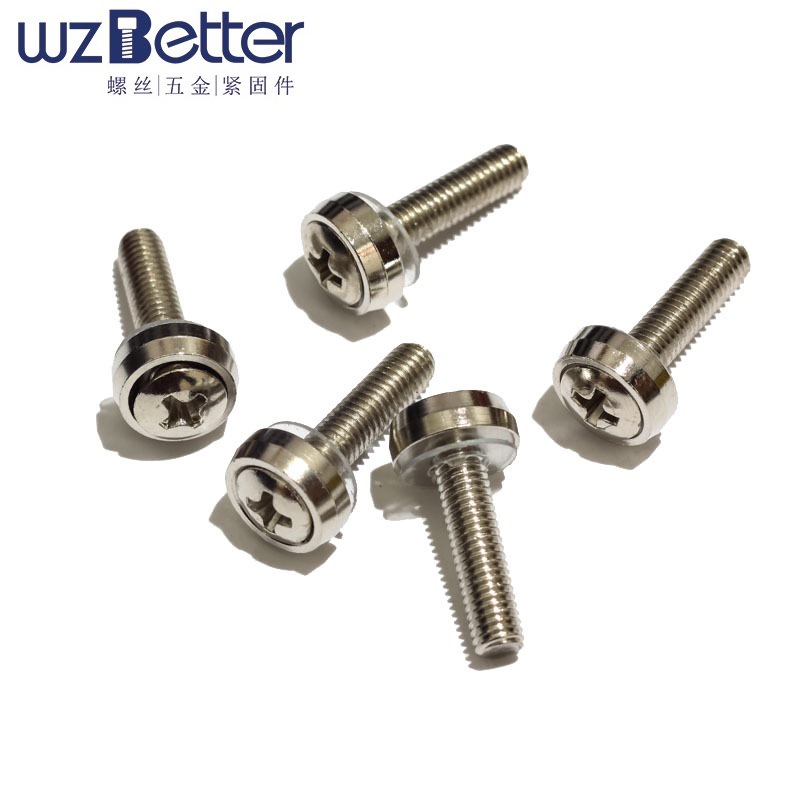 温州百特标准件厂家皇冠螺丝 机柜螺钉 皇冠螺钉304不锈钢M5 M6