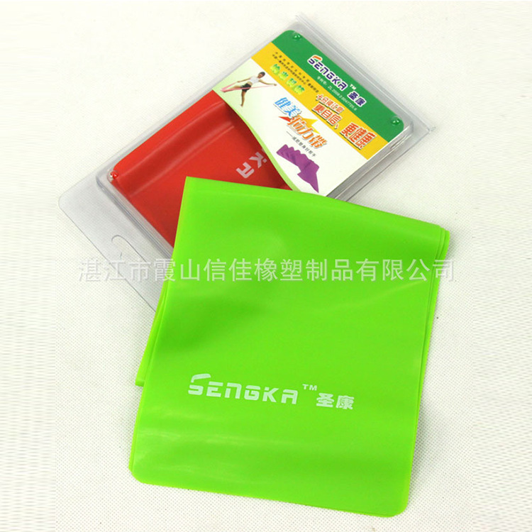 厂家供应 乳胶健身拉力圈 家用瑜伽带弹力带 阻训练拉力片