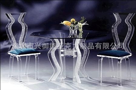 亚克力家具 亚克力茶几 亚克力凳子 有机玻璃桌椅厂家订制
