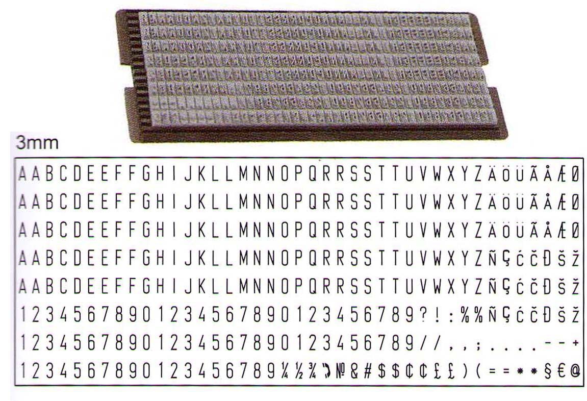 �������������ָ�3MMϸ�� ��д����Ӣ�Ĵ�������ӡ������