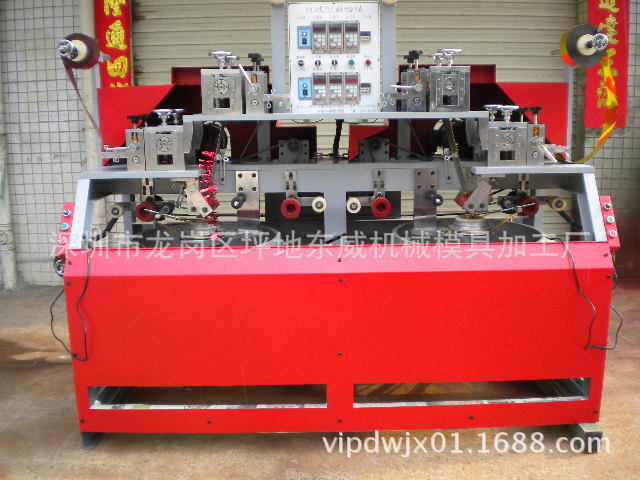 圣诞工艺品机械 毛条机.花环双桶四刀机 花环 彩条机  刺龙 毛条