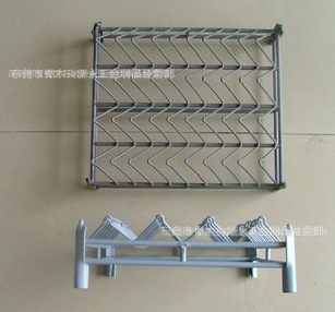 批发表壳表圈清洗挂具按要求可包耐强酸强碱胶 放置工件数量可定