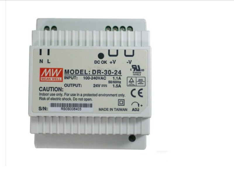 ȫ��ԭװ̨��MEAN WELL��γ�����Դ DR-30-24 30W 24V 1.5A �ֻ�