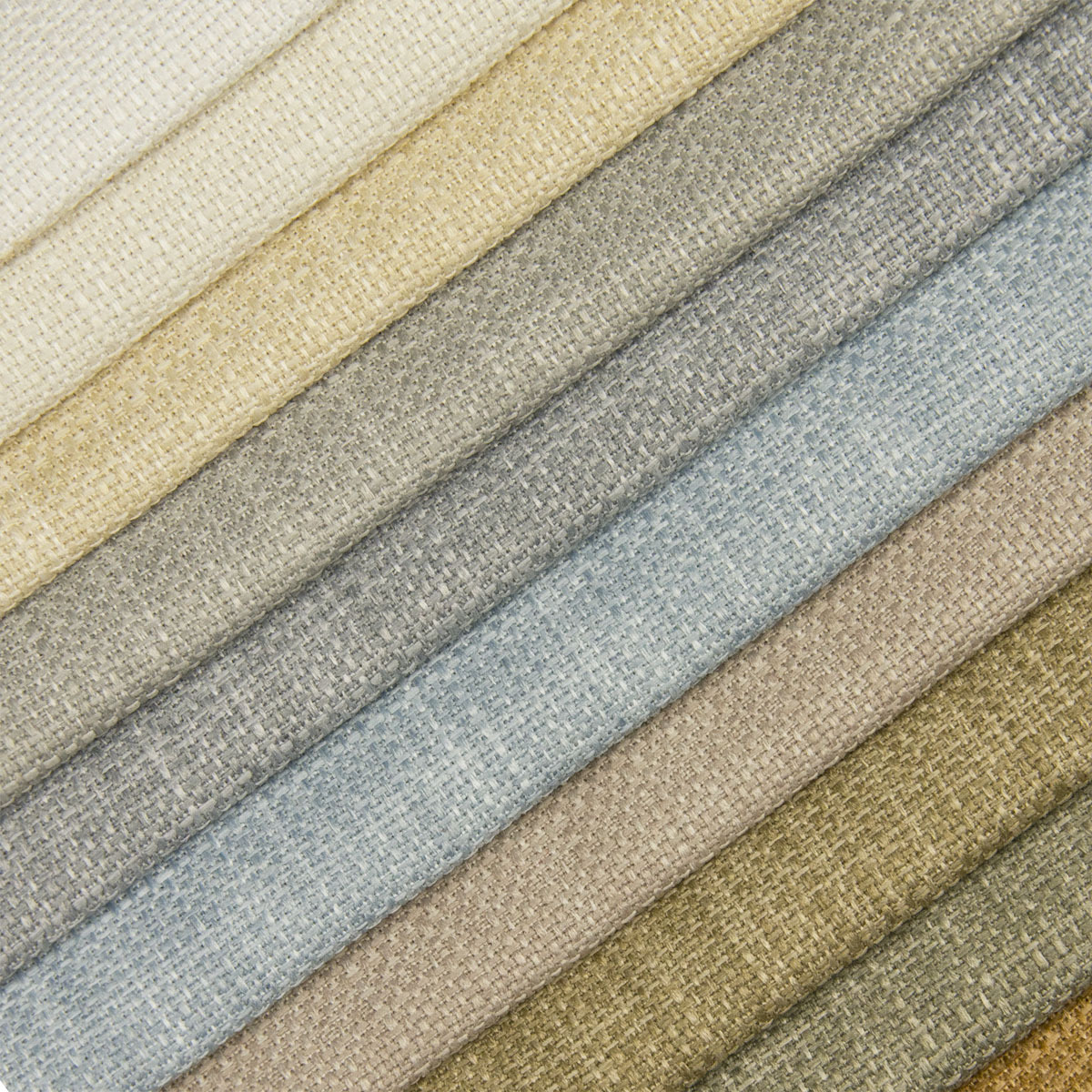 纯色竹节仿麻工程沙发布细麻桌布软包面料42色许村厂家现代风格