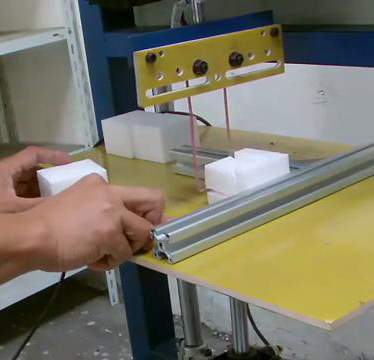 火柴科技免模机成型机泡沫切割机泡沫刀酒瓶泡沫开槽机泡沫挖槽机|ru