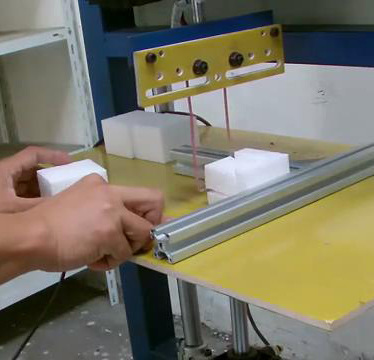 火柴科技免模机成型机泡沫切割机泡沫刀酒瓶泡沫开槽机泡沫挖槽机|ru