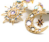 High-end jewelry solar-powered, earrings, European style