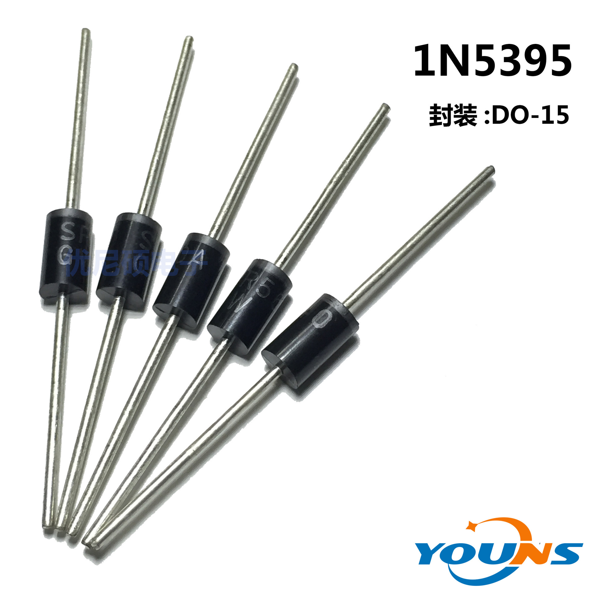 MIC GW直插二级管 整流管1N5395 IN5395 1.5A400V 散装/编带 批发