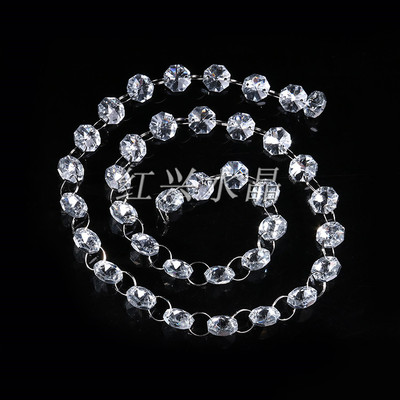 厂家直销水晶八角珠珠帘 玄关卧室客厅过道门帘隔断 成品珠帘批发|ms