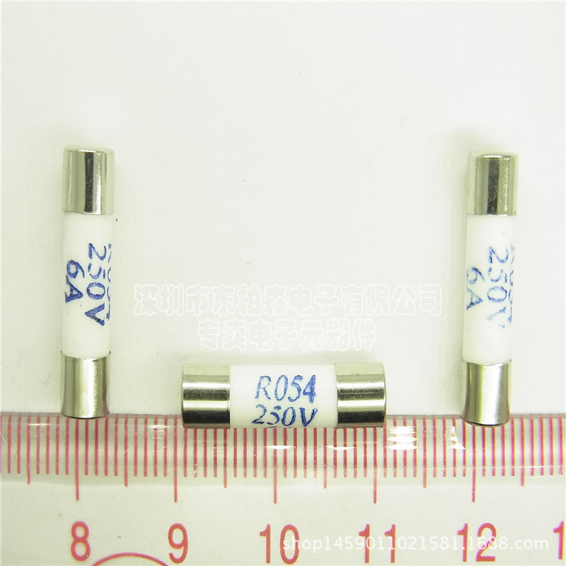 250V 6A 5X20优质陶瓷保险丝R054工业级 熔断保险管