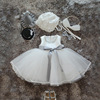 Girl's skirt for princess, wedding dress, evening dress, tutu skirt, children's clothing