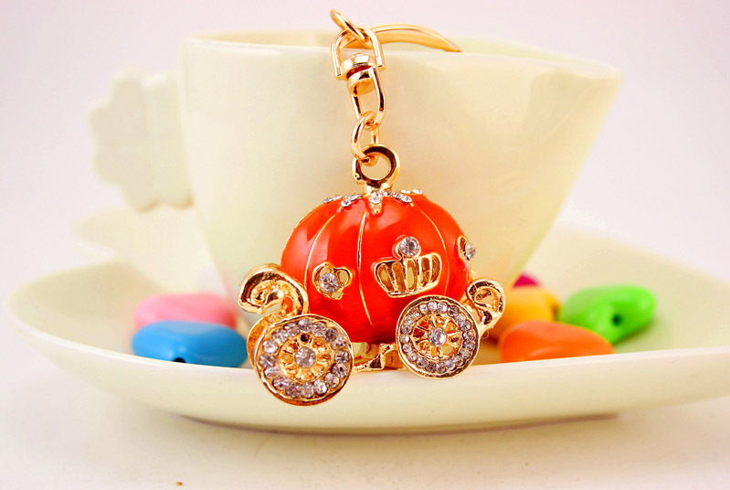 40g Weight Bag Charms Bag Accessories Type Rhinestones Inlay Material Alloy Material Pumpkin Pattern Animal Alloy Metal Valentine'S Day Mother'S Day Unisex 12