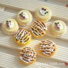 Realistic cream resin, phone case, decorations, Japanese and Korean, bread, handmade