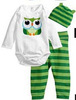 Bodysuit, set suitable for men and women for early age, Korean style, 3 piece set, children's clothing, wholesale