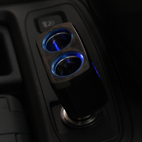 Shunwei Adjustable Angle One-to-Two Cigarette Lighter Rotating Car Charger One-to-Two Power Distributor SD-1905