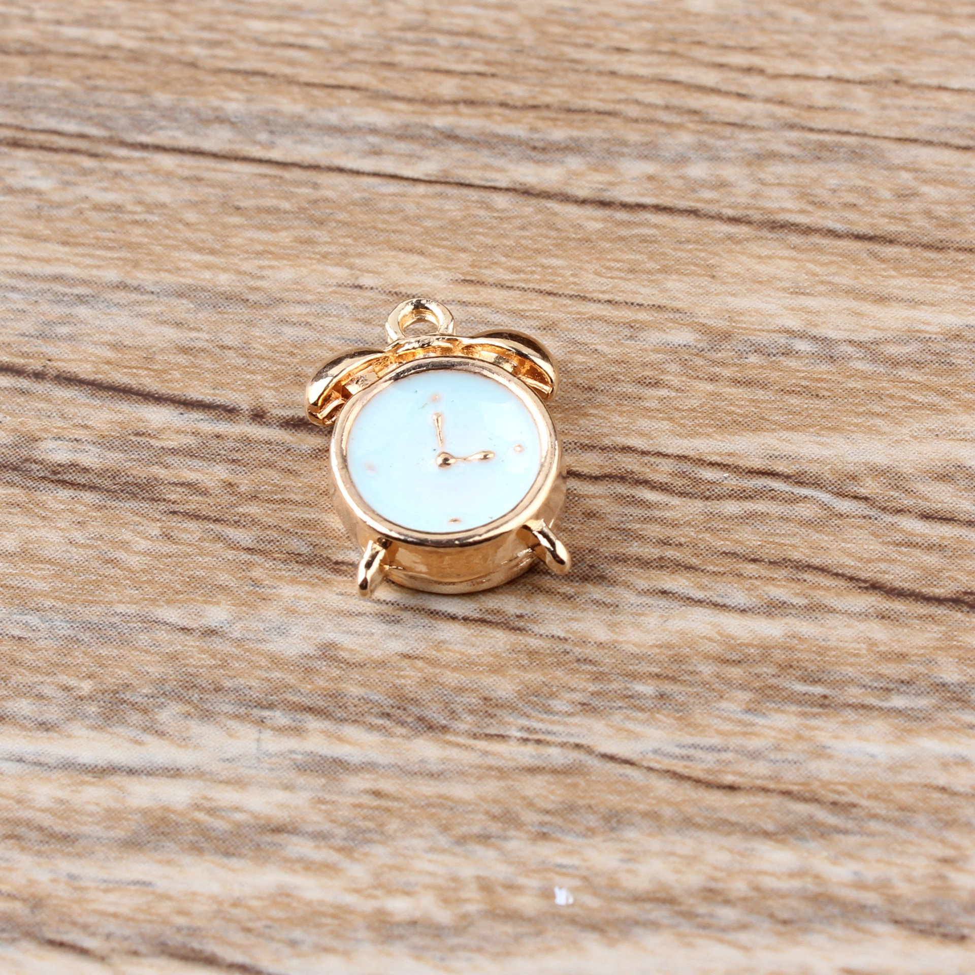 17g Weight Pendant Jewelry Making Type DIY Jewelry Accessories Classification 10 PCS/Package Quantity Alloy Material Clock Pattern Enamel Design Casual, Simple Style Style 10 PCS/Package Alloy Clock Pendant 6