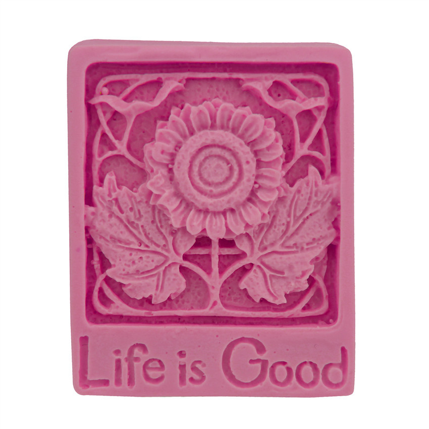Life is good Подсолнух Торт Форма DIY Силиконовая подслащенная выпечка инструмент для мороженого Мыльная форма H2878