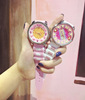 Fashionable trend women's watch for boys for beloved, simple and elegant design, Korean style