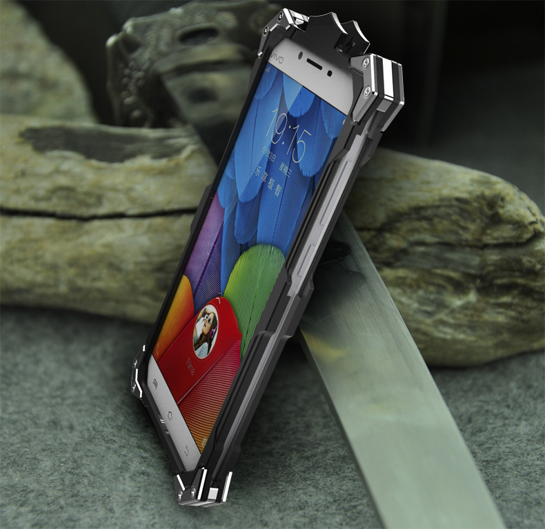 SIMON THOR Aviation Aluminum Alloy Shockproof Armor Metal Case Cover for vivo Y35