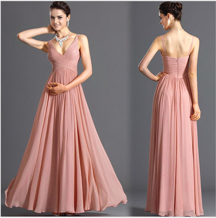 wholesale women s clothing Nihaostyles Deep V Halter Sexy Slim Thin Chiffon Dress NSYSM67004