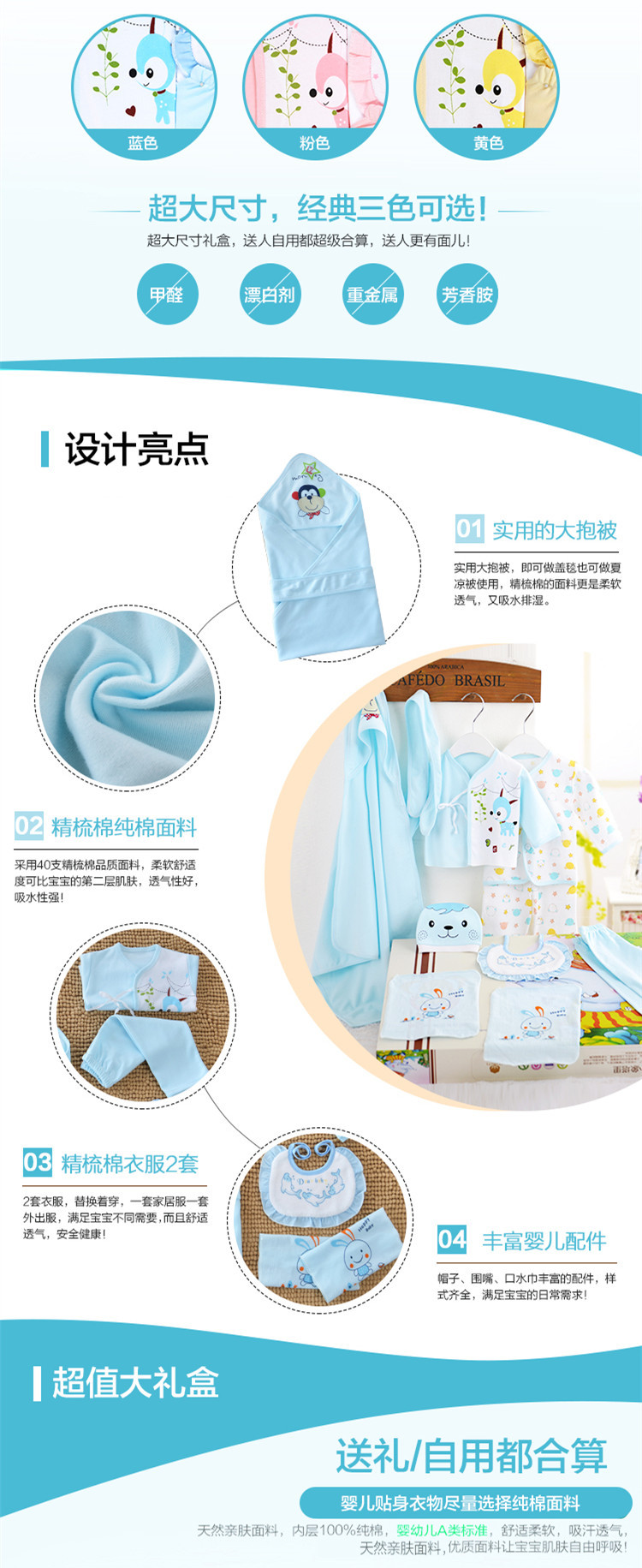 Coffret cadeau pour nouveau-né - Vêtements + Accessoires - Ref 1952146 Image 7