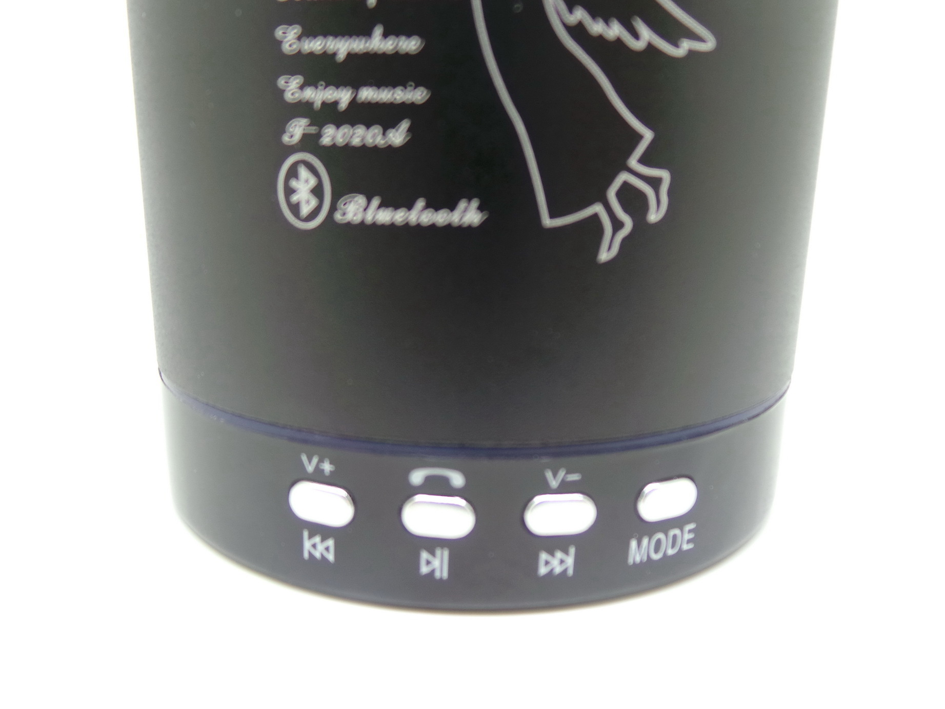 Angel Speaker T2020A Portable Wireless Bluetooth Mini Bass Stereo Speaker Metal Alloy Support TF