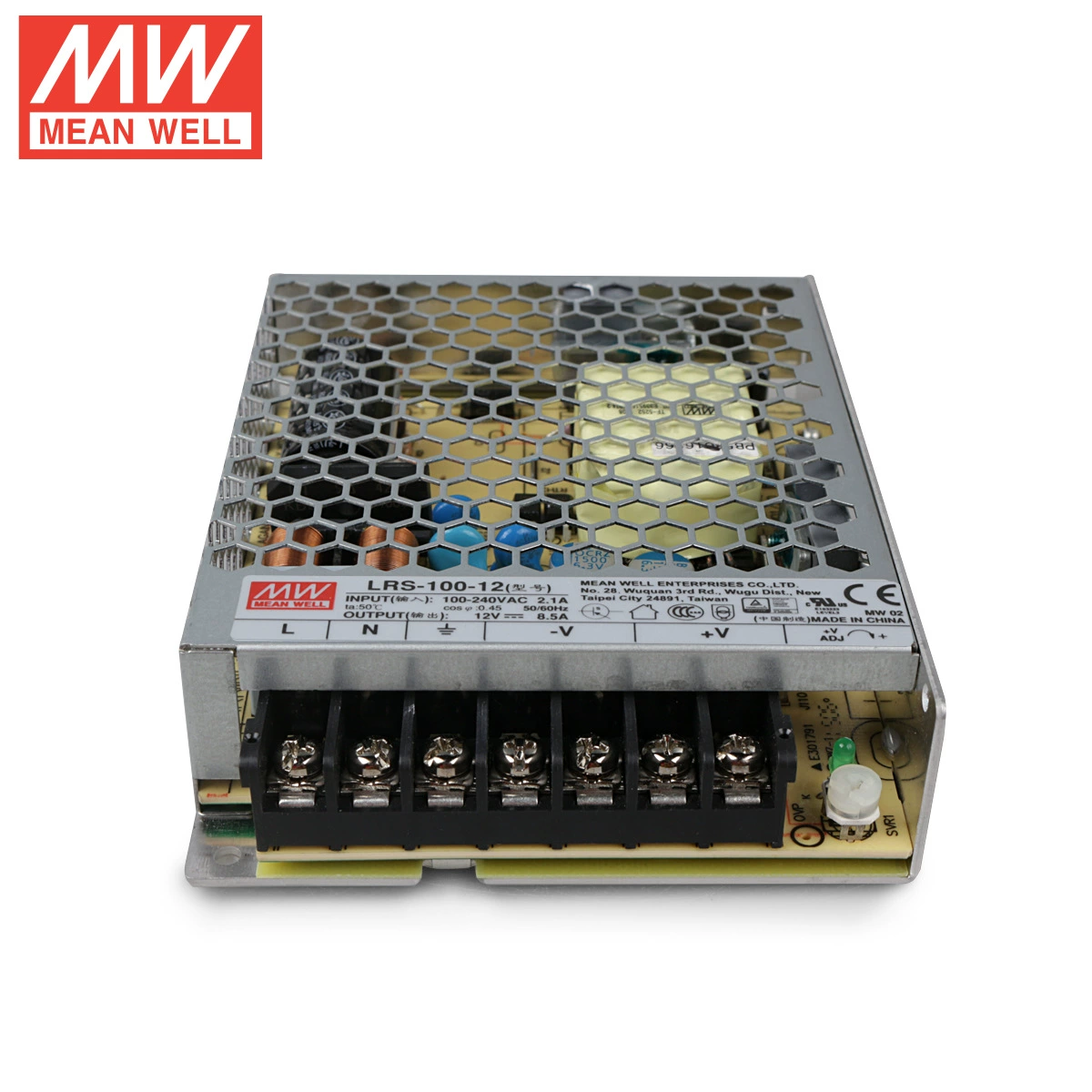 Оригинальный сетевой блок питания MEAN WELL из Тайваня LRS-100-12 100Вт DC 12В 8.5А