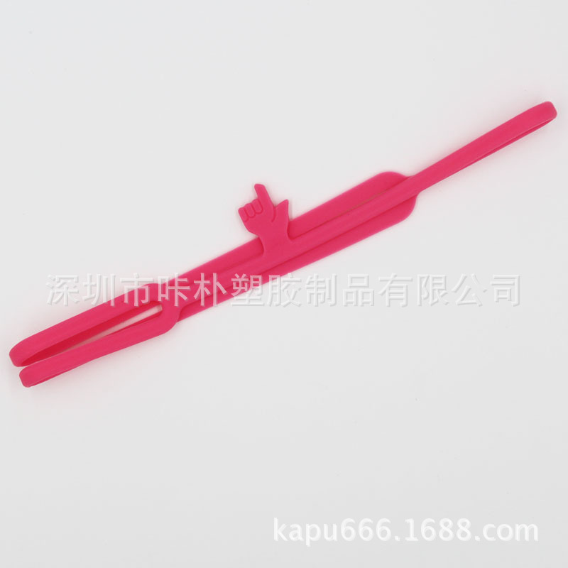 rose color silicone finger boo