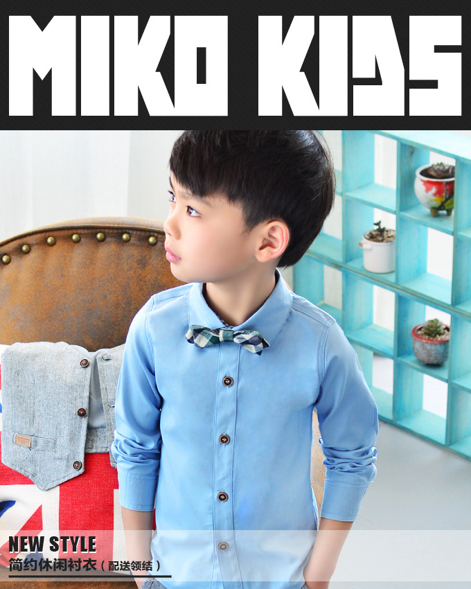 Chemise garcon à manche longue - Ref 2076324 Image 32