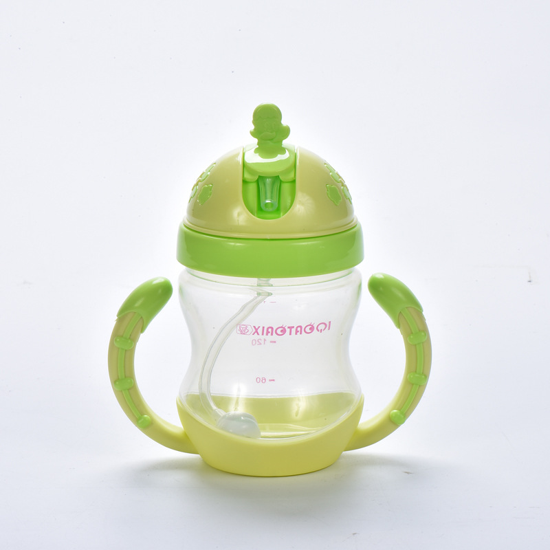 Rascal new pattern baby Water baby Trainer Cup straw Kettle with Handle Space Cup children Water cup AW-39