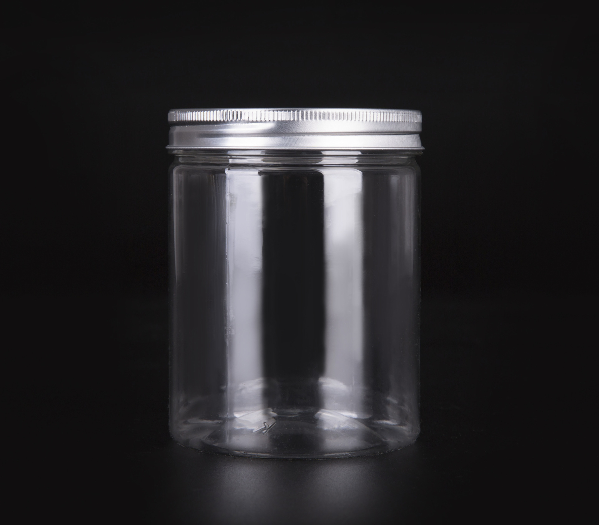 铝盖85110饼干罐透明食品密封罐塑料罐子食品罐食品包装瓶
