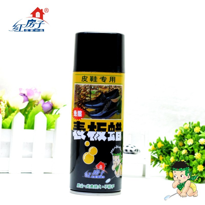 紅房子表板蠟 儀表蠟 噴霧無色鞋油 皮鞋光亮蠟 上光保養護理油