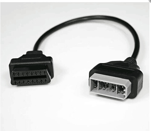 FOR Nissan 14 pin OBD to OBD2 test exam adapter cable