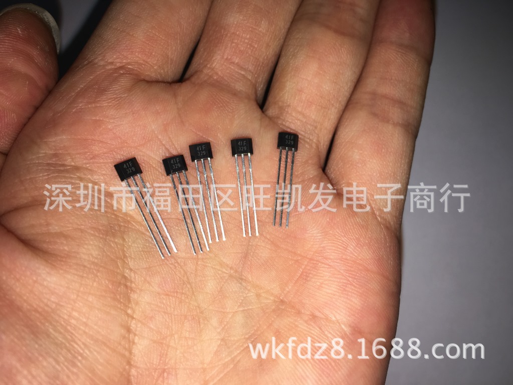 霍尔传感器 霍尔41F 原装正品 41F TO-92 无刷电机用 厂家直销