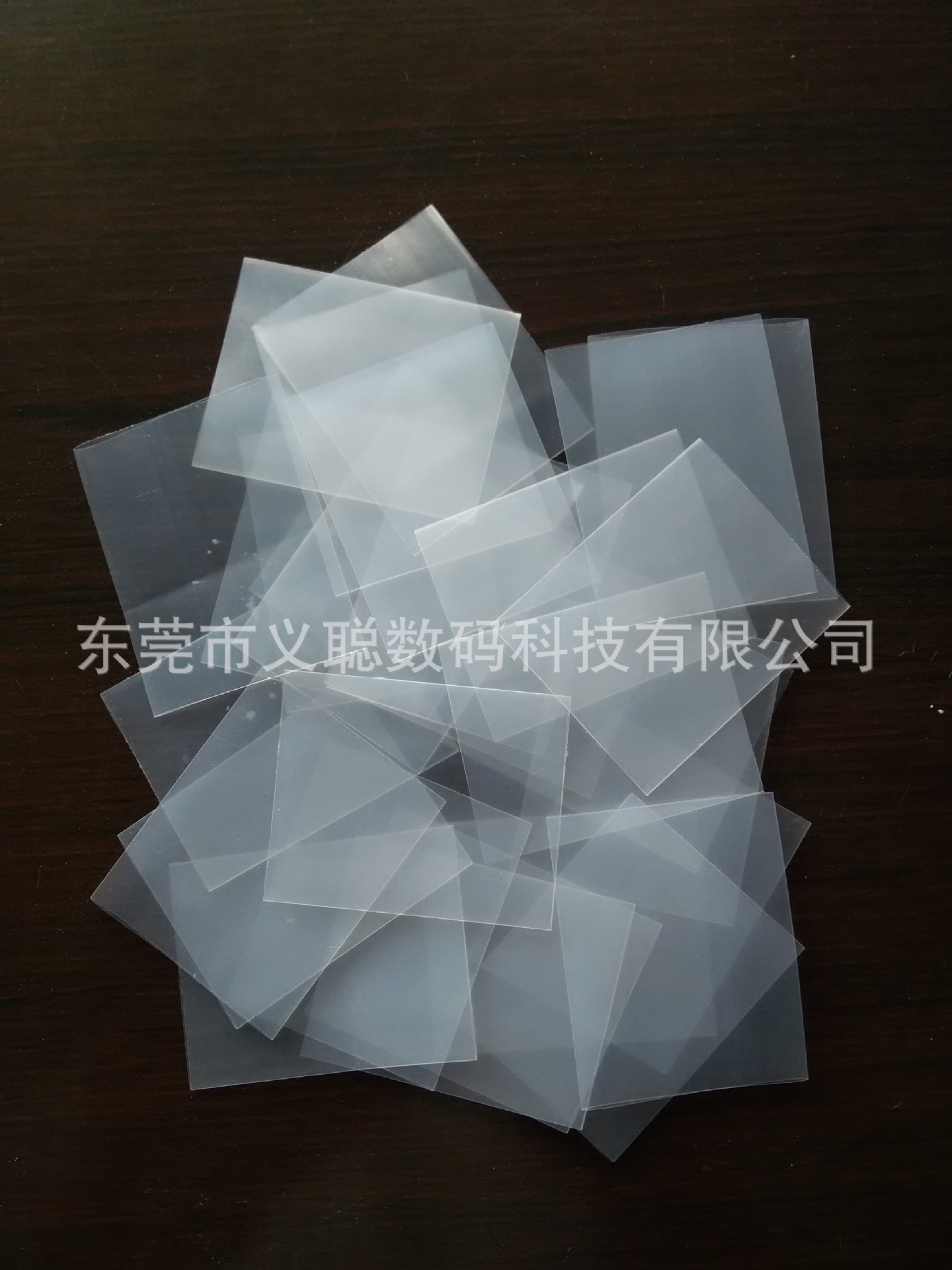 PE二头通透明膜开口40MM*长50MM*厚0.06MM 数据线胶通捆绑扎线圈