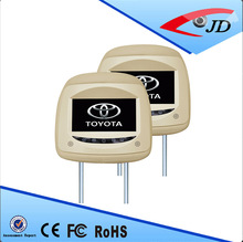 厂家直销7寸通用车载头枕触摸按键显示器高清数字屏7寸头枕显示器