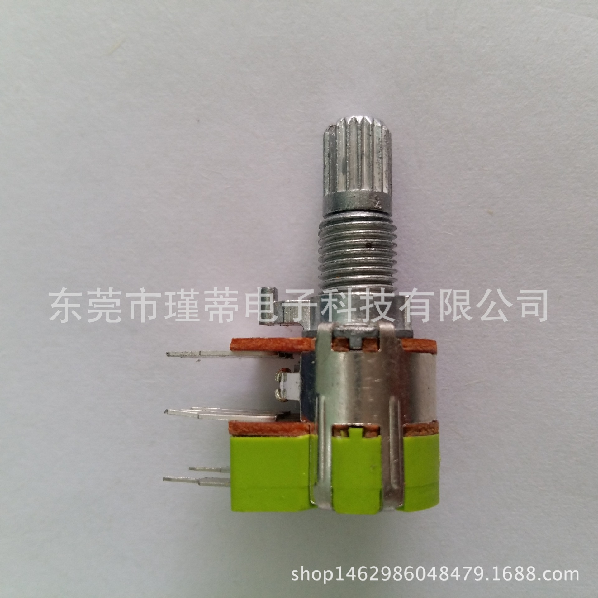 供应 12mm 双联 带开关 金属轴 立式 标准回转型电位器