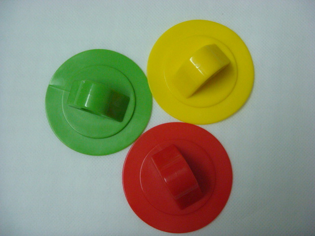 厂家批发PVC75无芯绳扣拉扣拉点扣子水上球草地球悠波球塑料配件