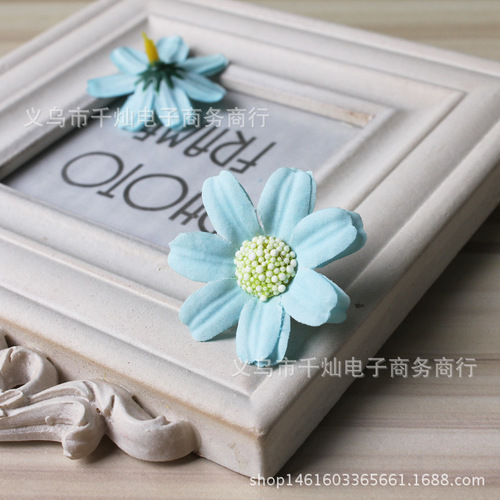 New Daisy Decorative Flowers Handmade DIY Flower Crown Materials Small Sunflower Wedding Celebration Flower Wholesale Materials