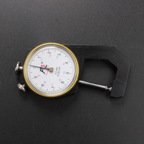 Thickness gauge leather thickness gauge leather watch thickness gauge pointed flat tip curved tip thickness gauge 0-10mm