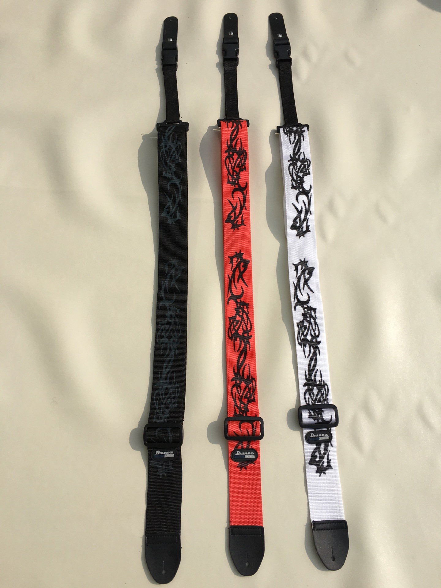 Perennial supply Electric Guitar straps high quality nylon printing Guitar with Wholesale