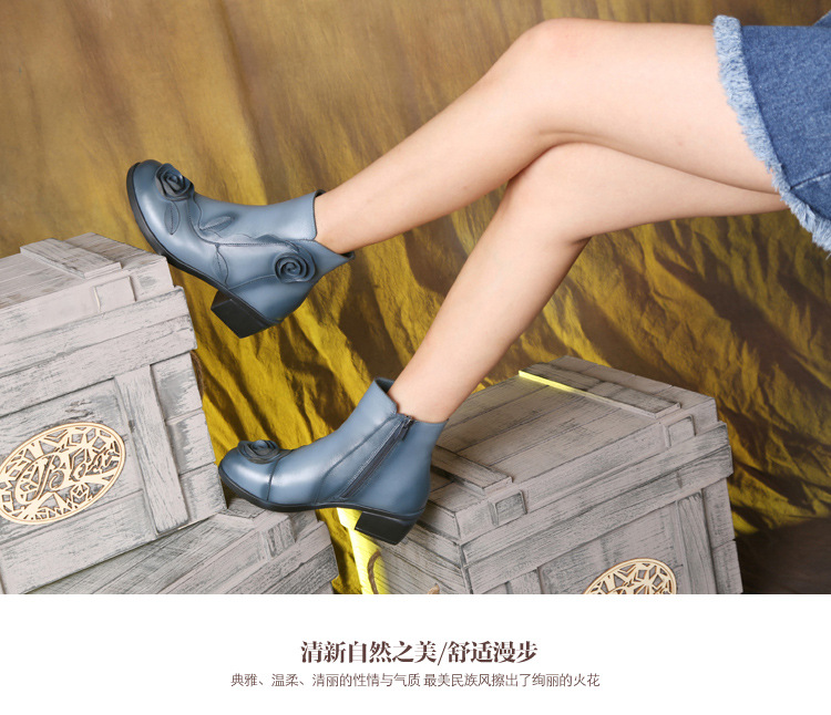 Bottes femme TRANQUILLEMENT en En cuir - Ref 3355123 Image 33