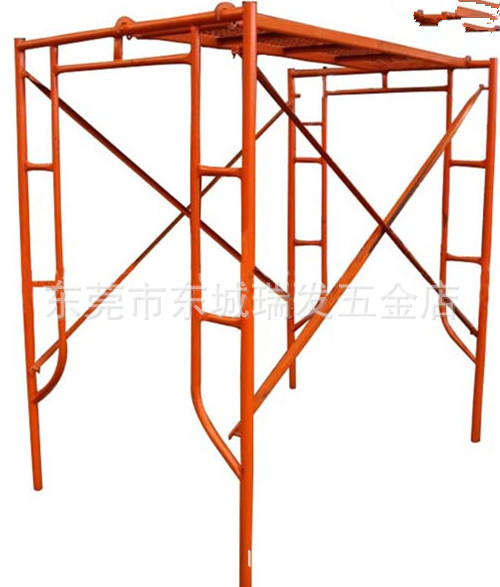 东莞1.93米加厚受重王门式脚手架门架建筑装修仓库用移动活动脚手