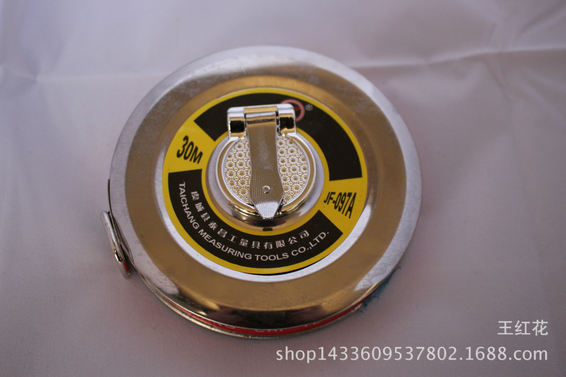 圆盘尺铁壳钢卷尺手摇圆盘尺大卷尺物美价廉保质保量20米30米50米