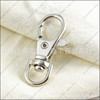 Metal keychain stainless steel, 38mm, wholesale