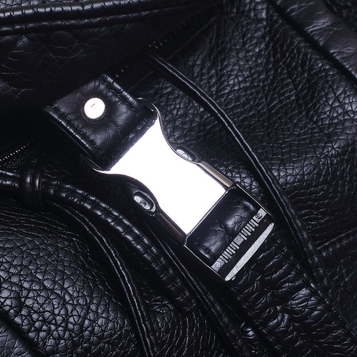  New Embroidered Women's Bag Fashion College Style Student Big School Bag Washed Leather Backpack Trendy Women's Backpack