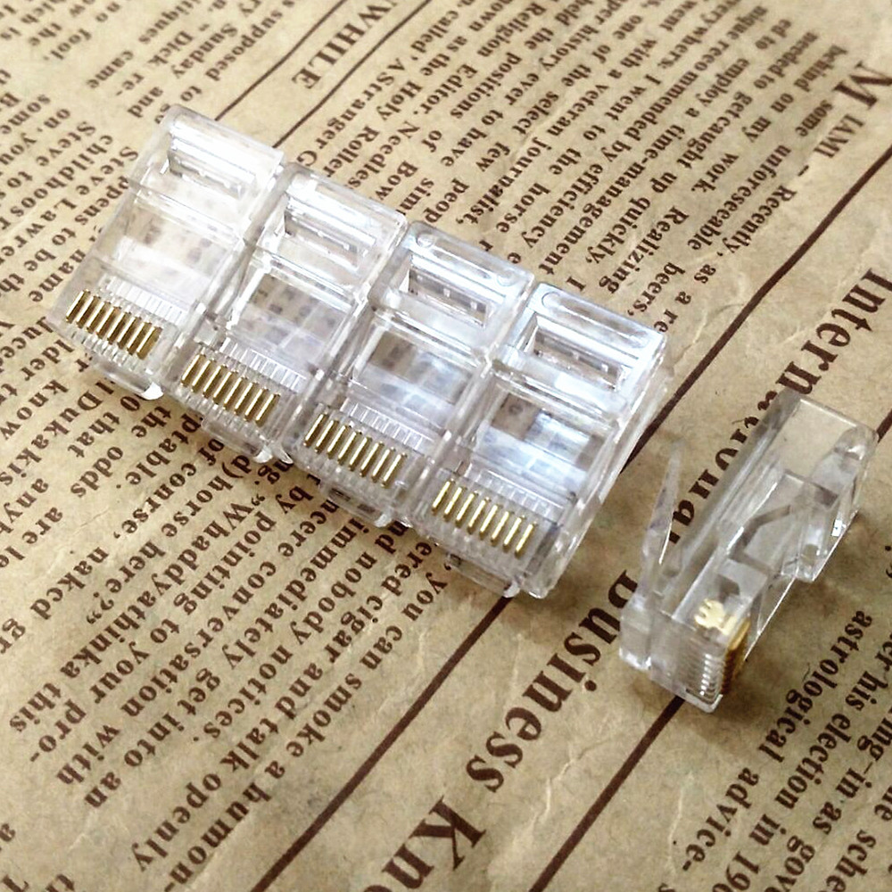 COB水晶头8P8C水晶头 RJ45水晶头电脑五类网线水晶头一包1000个