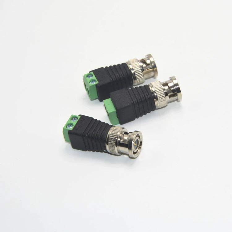 Зеленые клеммы без сварки BNC самцы BNC BNC положительной отрицательной клеммы BNC самцы монитор проводки